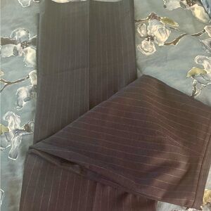 Worth NY Navy Pinstripe Pants